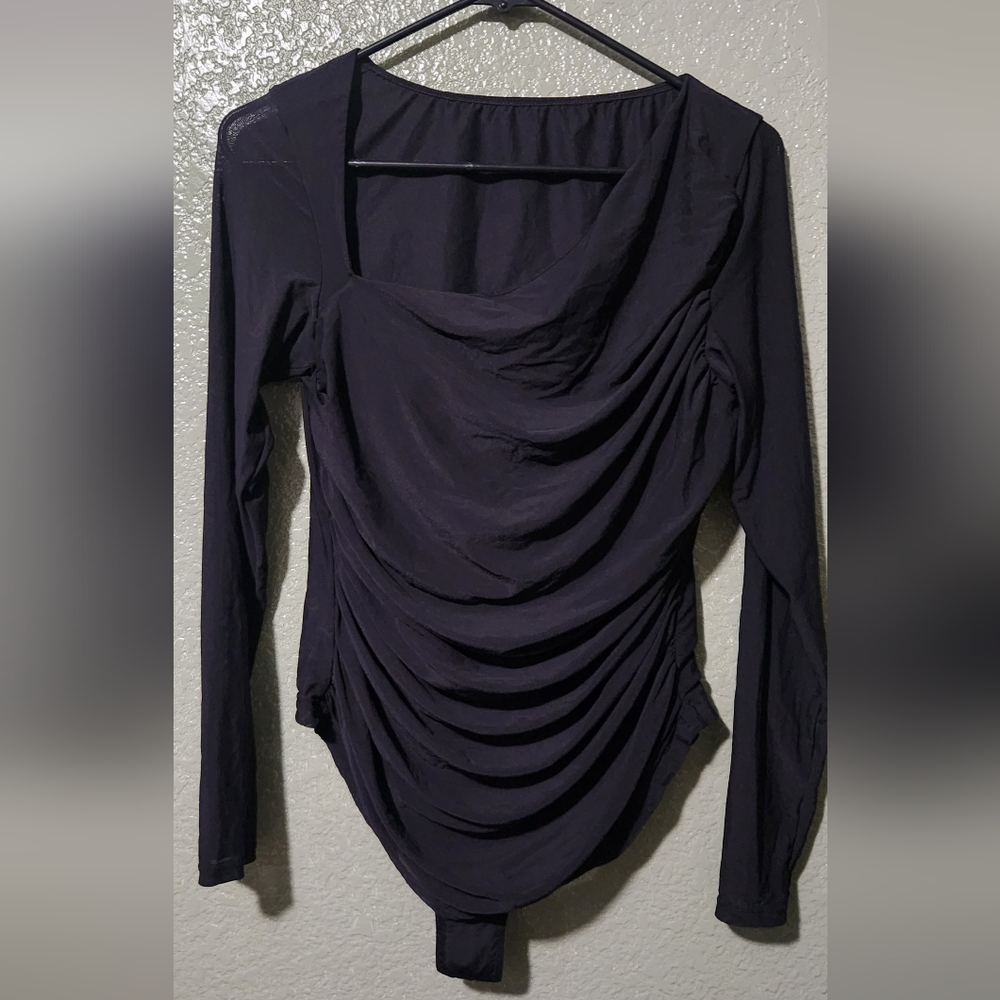 Shapellx Long Sleeve Bodysuit Tummy Control Shapewear Size Medium